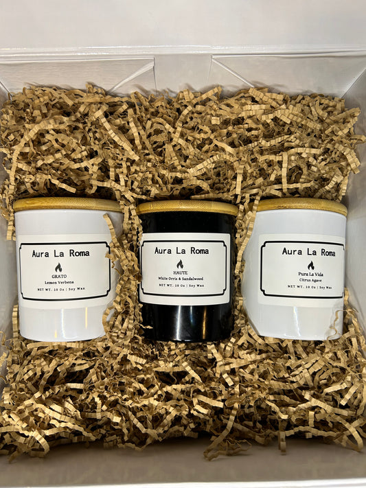 Candle Gift Set - 3 Pack Variety